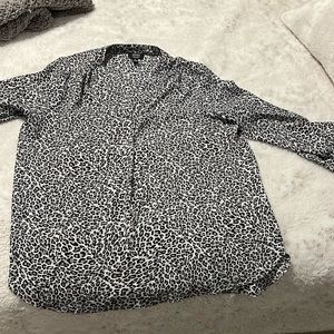 Animal print dress top